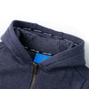 Vidaxl kindervest met capuchon en rits 92 gemêleerd donkerblauw