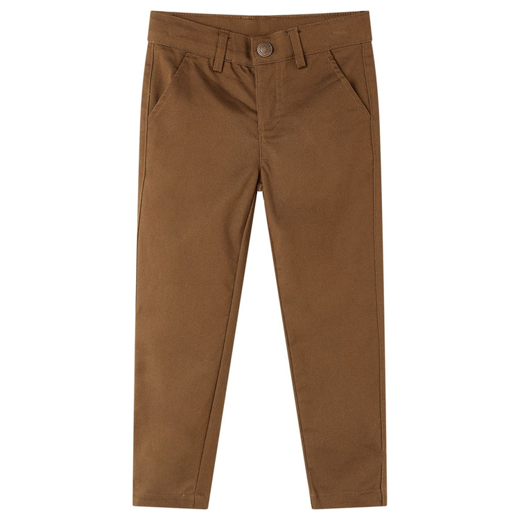 Vidaxl kinderbroek 116 cognackleurig