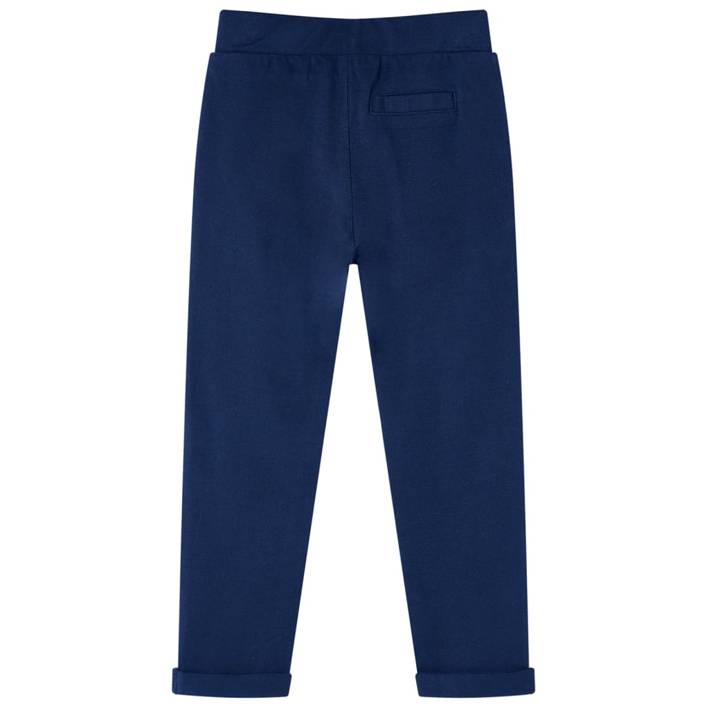 Vidaxl kinderbroek met trekkoord 92 marineblauw