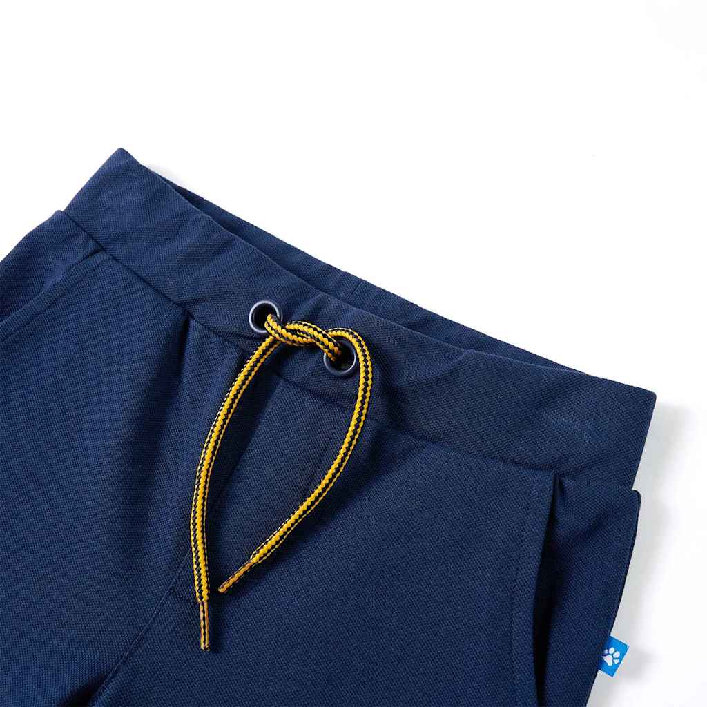 Vidaxl kinderbroek met trekkoord 92 marineblauw