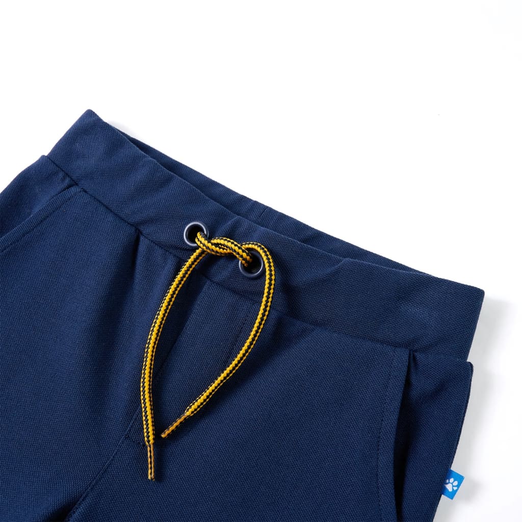 Vidaxl kinderbroek met trekkoord 104 marineblauw