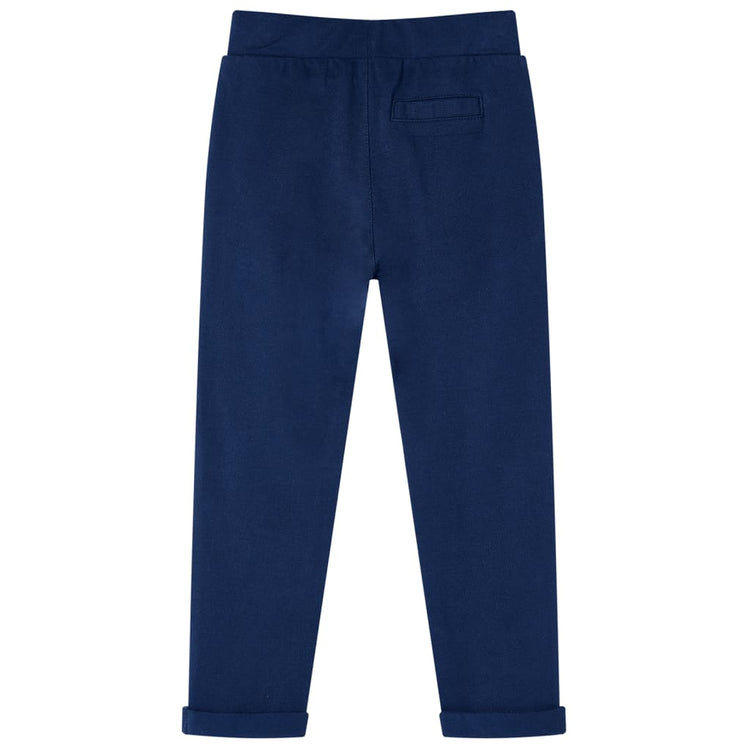 Vidaxl kinderbroek met trekkoord 128 marineblauw
