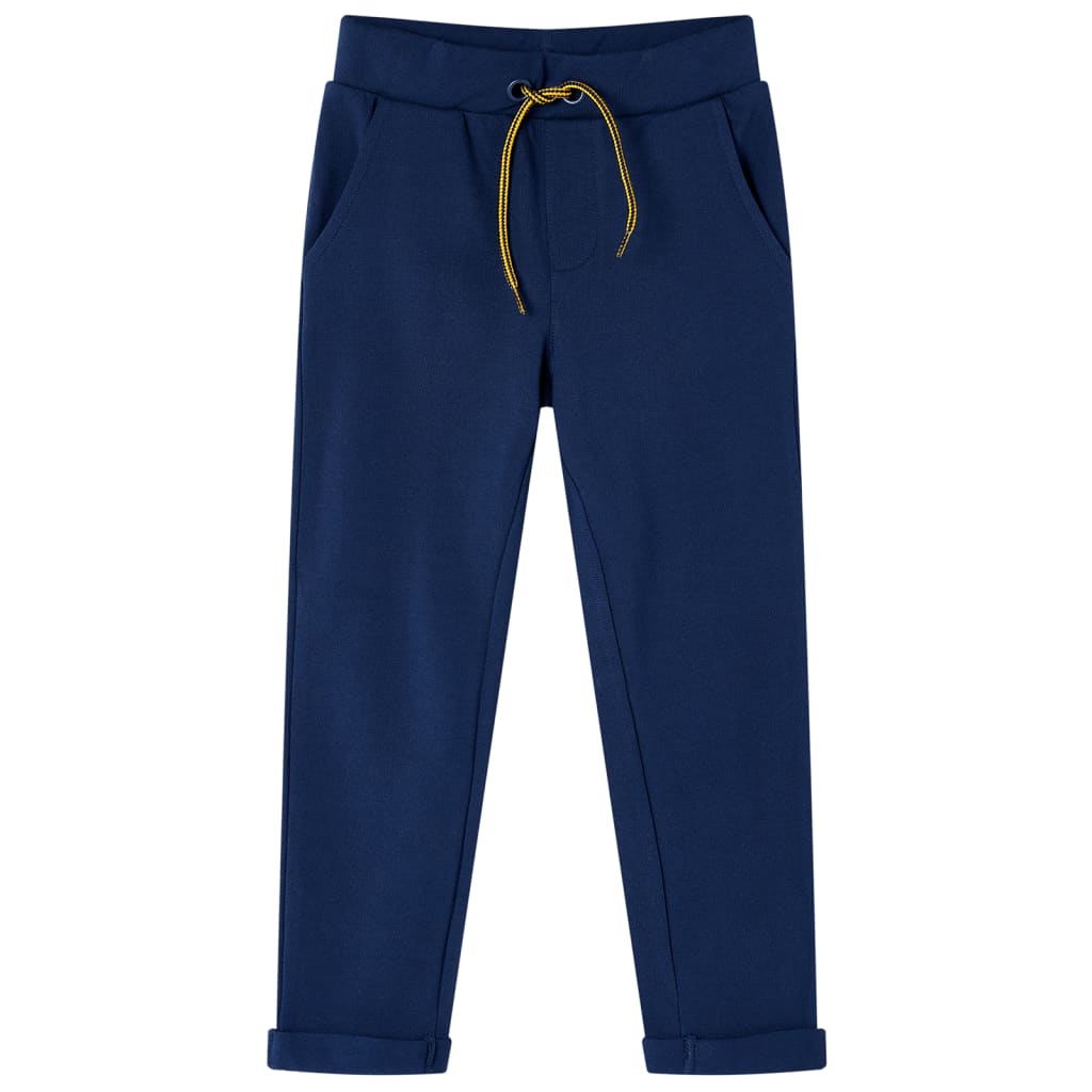 VidaXL Kinderbroek met trekkoord 140 marineblauw