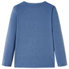 Vidaxl kindershirt met lange mouwen 128 gemêleerd blauw