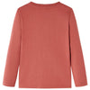 VidaXL Kindershirt met lange mouwen 104 hennakleurig