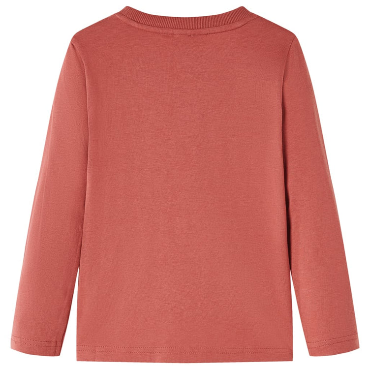 VidaXL Kindershirt met lange mouwen 104 hennakleurig