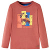 VidaXL Kindershirt met lange mouwen 140 hennakleurig