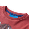 Vidaxl kindershirt met lange mouwen 140 roodbruin