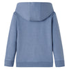 Vidaxl kindertrui met capuchon 140 gemêleerd blauw
