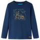 Vidaxl kindershirt met lange mouwen 104 marineblauw