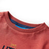Vidaxl kindershirt met lange mouwen 116 roodbruin