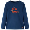 Vidaxl kindershirt met lange mouwen 92 marineblauw