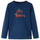 Vidaxl kindershirt met lange mouwen 116 marineblauw