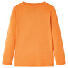 Vidaxl kindershirt met lange mouwen 128 donkeroranje