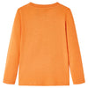 VidaXL Kindershirt met lange mouwen 140 donkeroranje