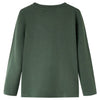 VidaXL Kindershirt met lange mouwen 128 donkergroen
