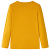 Vidaxl kindershirt met lange mouwen 104 okerkleurig