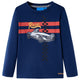 Vidaxl kindershirt met lange mouwen 104 marineblauw