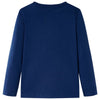 Vidaxl kindershirt met lange mouwen 104 marineblauw
