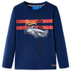 Vidaxl kindershirt met lange mouwen 128 marineblauw