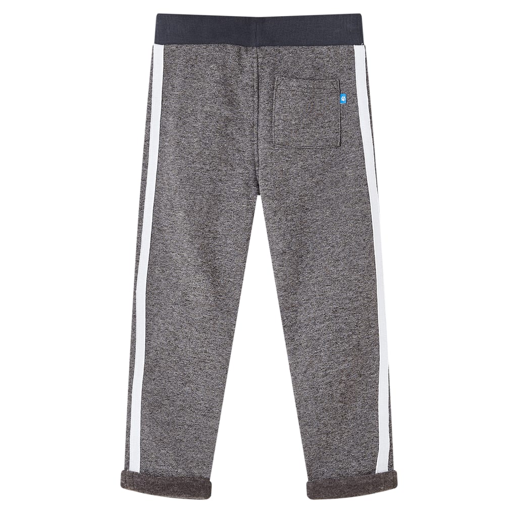 Vidaxl kinderjoggingbroek 104 gemêleerd donkergrijs