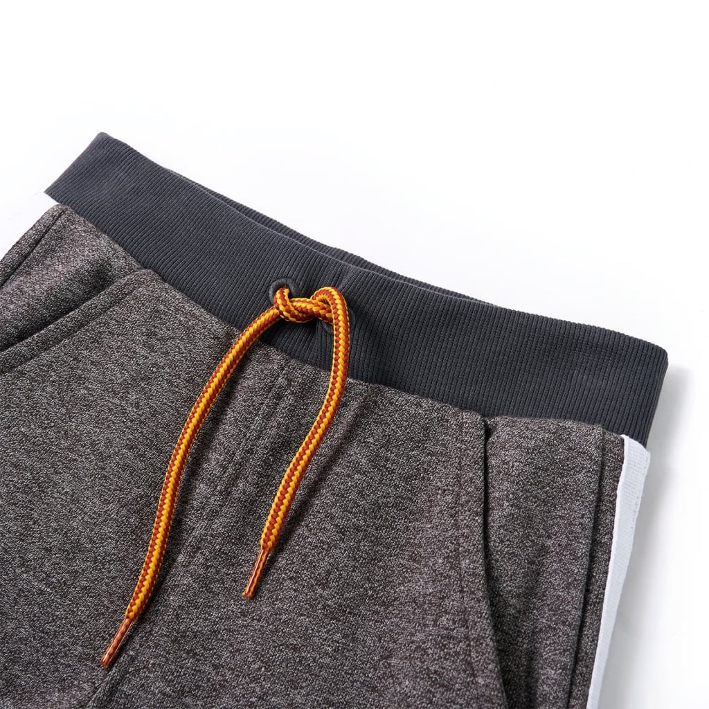 Vidaxl kinderjoggingbroek 104 gemêleerd donkergrijs