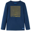 Vidaxl kindershirt met lange mouwen 92 marineblauw