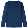 Vidaxl kindershirt met lange mouwen 116 marineblauw