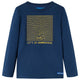 Vidaxl kindershirt met lange mouwen 128 marineblauw