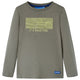 Vidaxl kindershirt met lange mouwen 104 kakikleurig