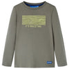 VidaXL Kindershirt met lange mouwen 140 kakikleurig