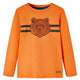 Vidaxl kindershirt met lange mouwen 128 donkeroranje