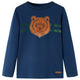 Vidaxl kindershirt met lange mouwen 104 marineblauw