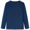 Vidaxl kindershirt met lange mouwen 116 marineblauw