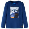 Vidaxl kindershirt met lange mouwen 92 jeansblauw