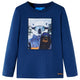 Vidaxl kindershirt met lange mouwen 116 jeansblauw