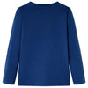 VidaXL Kindershirt met lange mouwen 140 jeansblauw