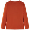 Vidaxl kindershirt met lange mouwen 128 lichtroestkleurig