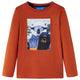 Vidaxl kindershirt met lange mouwen 140 lichtroestkleurig