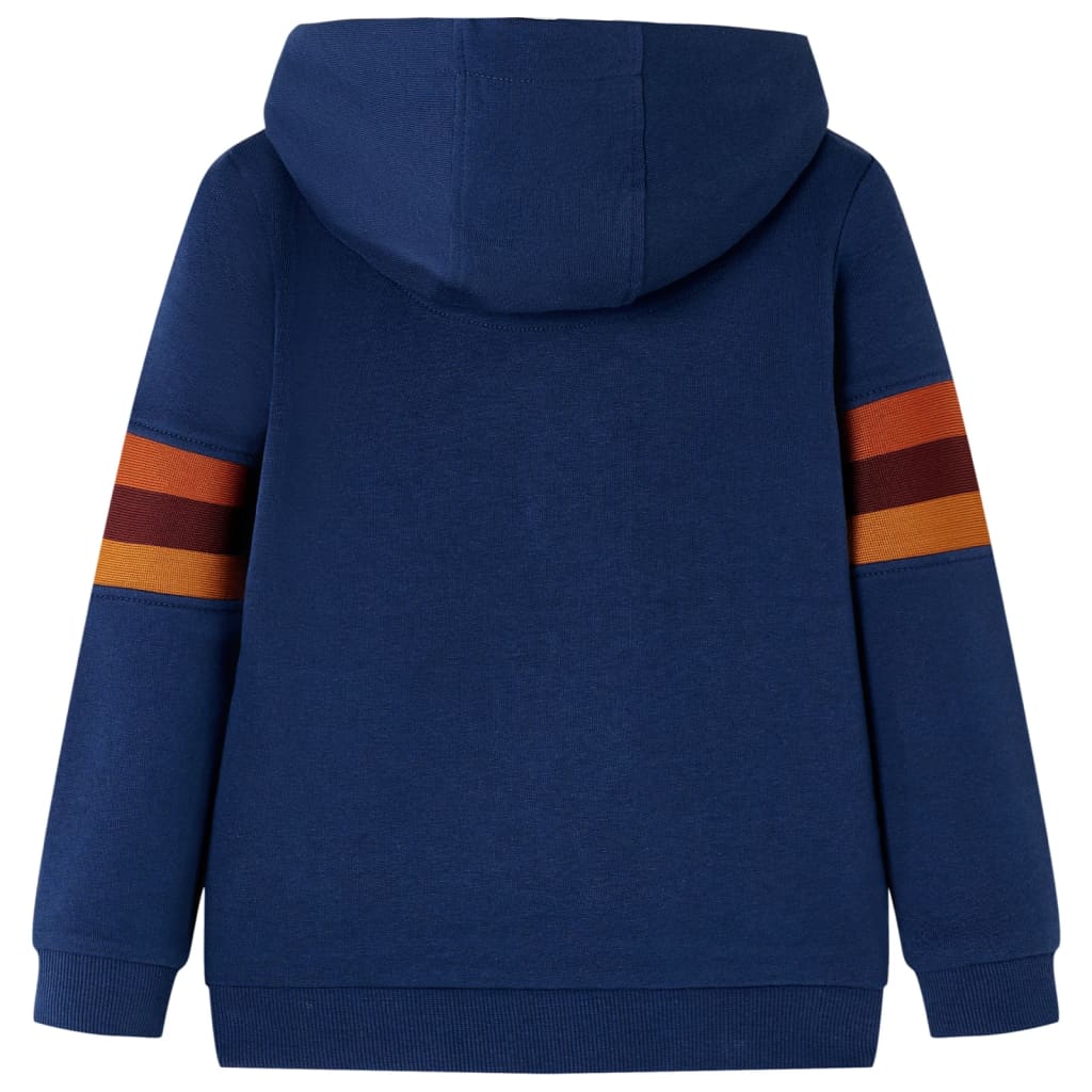 VidaXL Kindertrui met capuchon 92 marineblauw