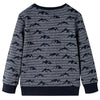 Vidaxl kindertrui 128 gemêleerd marineblauw