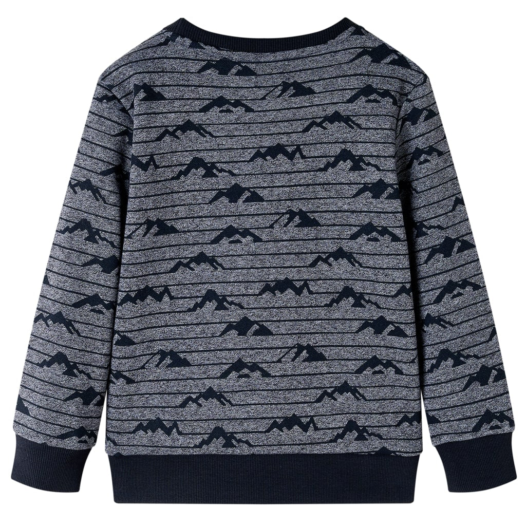 Vidaxl kindertrui 128 gemêleerd marineblauw