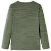 Vidaxl kindershirt met lange mouwen 104 gemêleerd kakikleurig