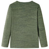 Vidaxl kindershirt met lange mouwen 128 gemêleerd kakikleurig