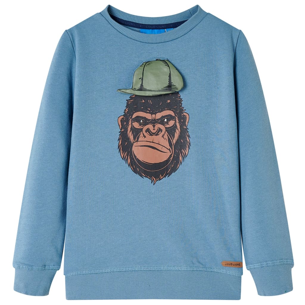 Vidaxl kindertrui 92 middelblauw