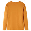 Vidaxl kindershirt met lange mouwen 104 donkerokerkleurig