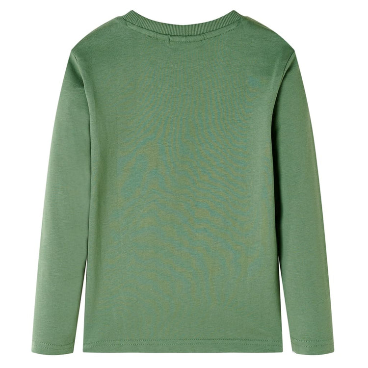 VidaXL Kindershirt met lange mouwen 92 lichtkakikleurig