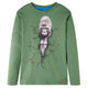 Vidaxl kindershirt met lange mouwen 104 lichtkakikleurig