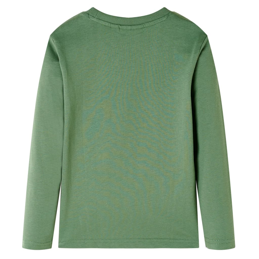 Vidaxl kindershirt met lange mouwen 128 lichtkakikleurig