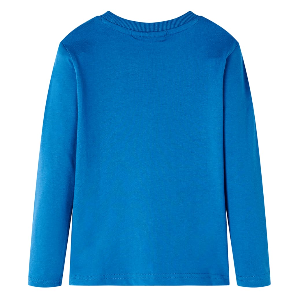 VidaXL Kindershirt met lange mouwen 92 petrol